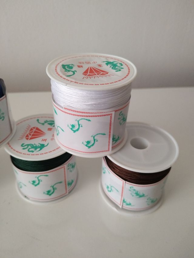 5 ROLLOS DE HILO PARA MACRAME