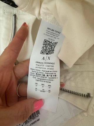 Vaquero Armani talla 34 nuevo valorado 130