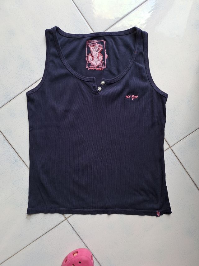 Canotta  blu notte taglia L