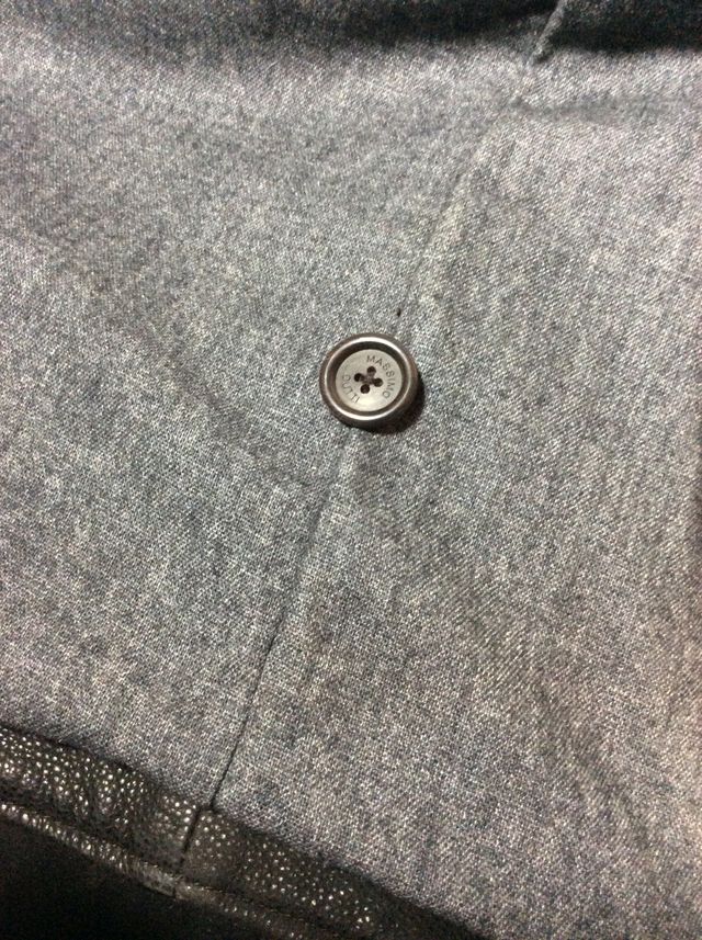 Massimo Dutti Chaquetón de piel auténtica