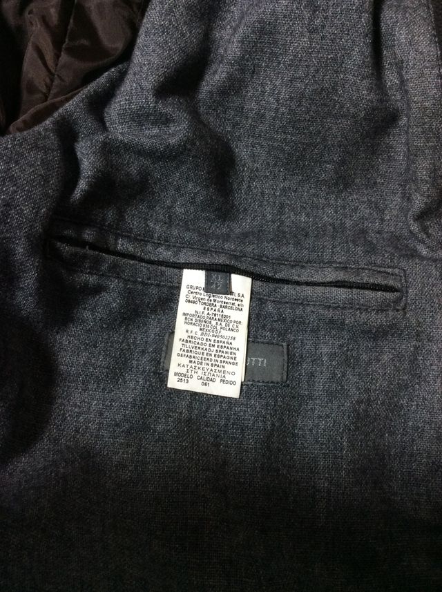 Massimo Dutti Chaquetón de piel auténtica