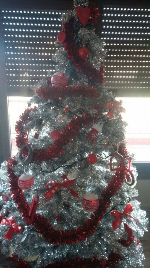 Árbol navidad color plata