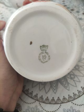 Juego salseras y tazas vintage royal pola