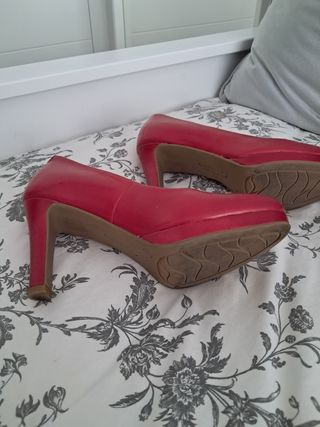 Zapatos rojos piel Fosco