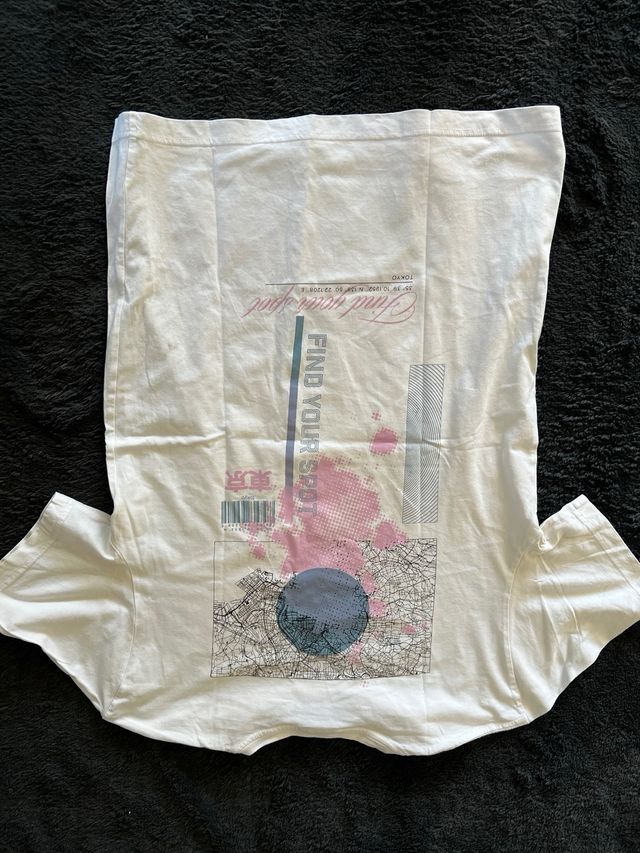 Camiseta Clasica Blanca ⚪️ H&M