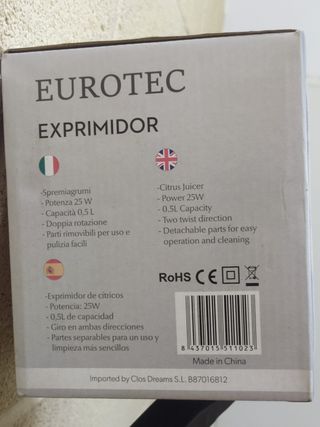 Exprimidor eléctrico