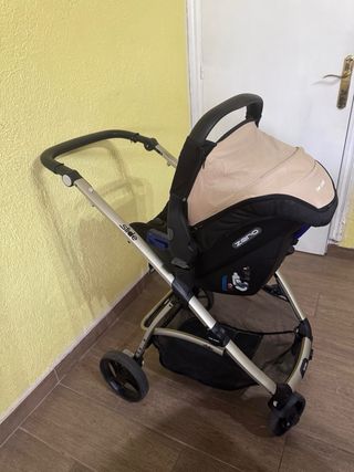 Carrito de paseo+maxicosi+capazo+funda Be Cool