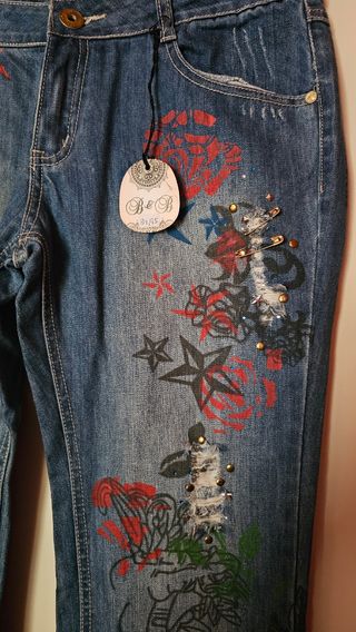 Vaquero con etiqueta