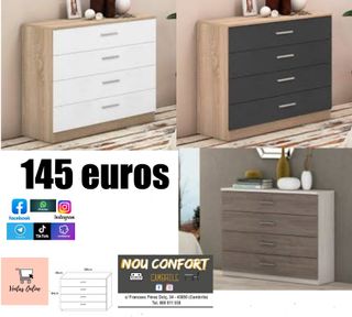comoda nueva 145 euros la unidad