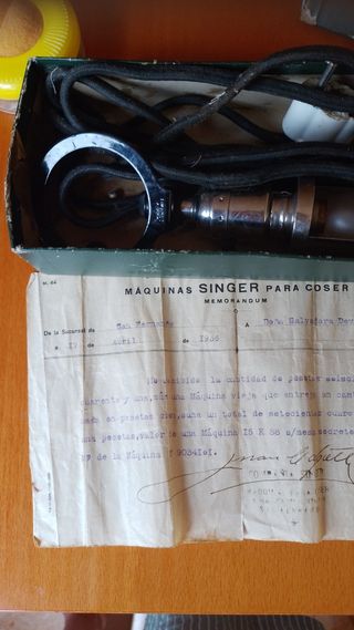 singer antigua con documentacion