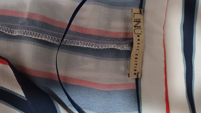 Vestido camisero de rayas corte inglés