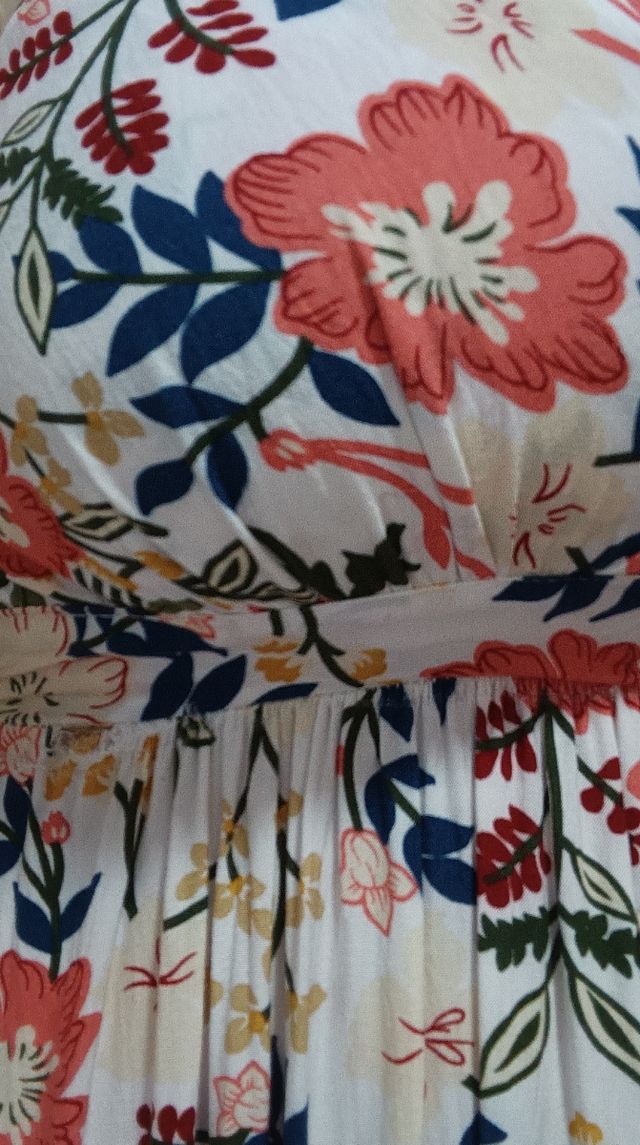 Vestido largo verano floral