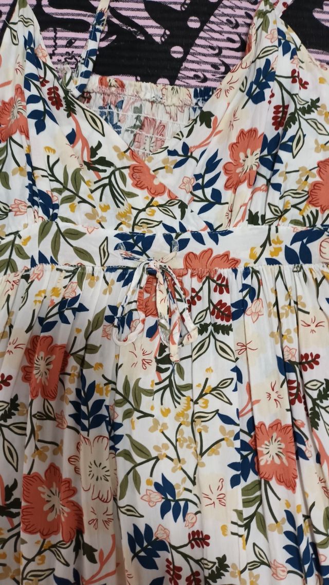 Vestido largo verano floral