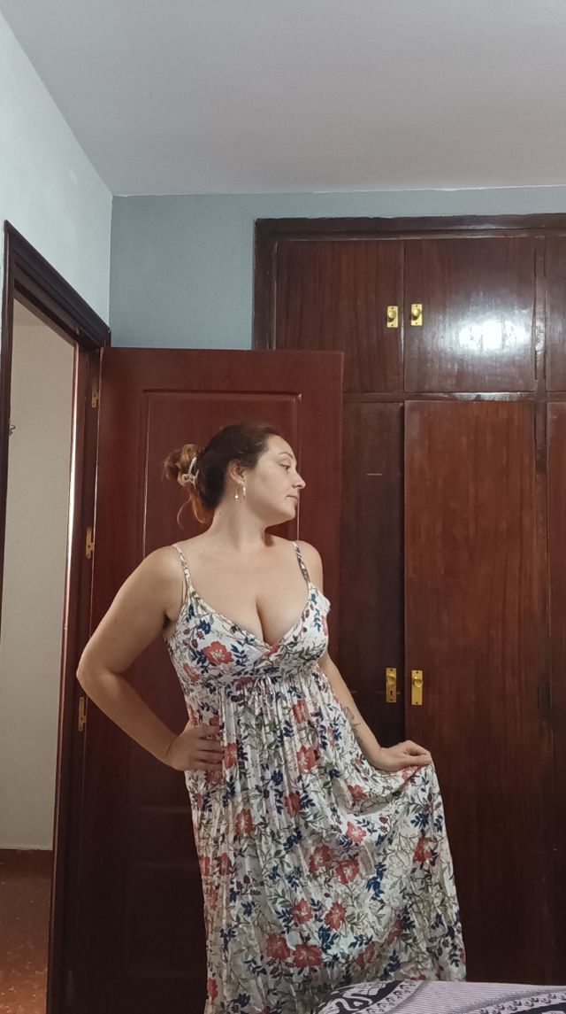 Vestido largo verano floral