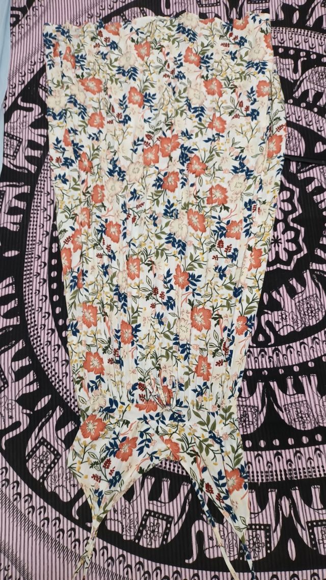 Vestido largo verano floral