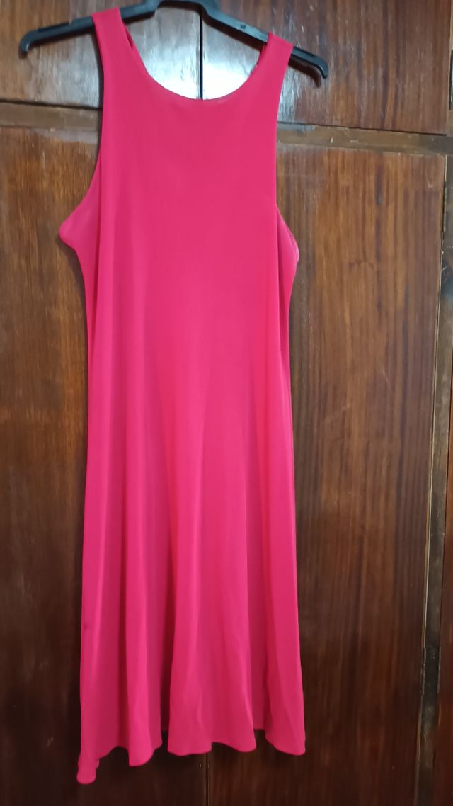 Vestido midi rojo