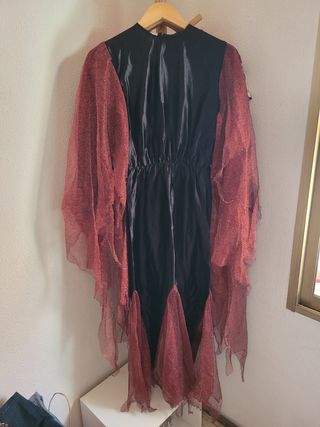 Disfraz niña vampiresa o bruja talla 10