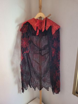 Disfraz niña vampiresa o bruja talla 10