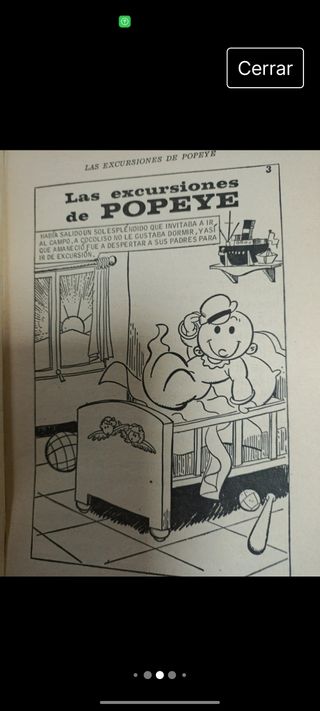 Popeye. Horas alegres. N° 9