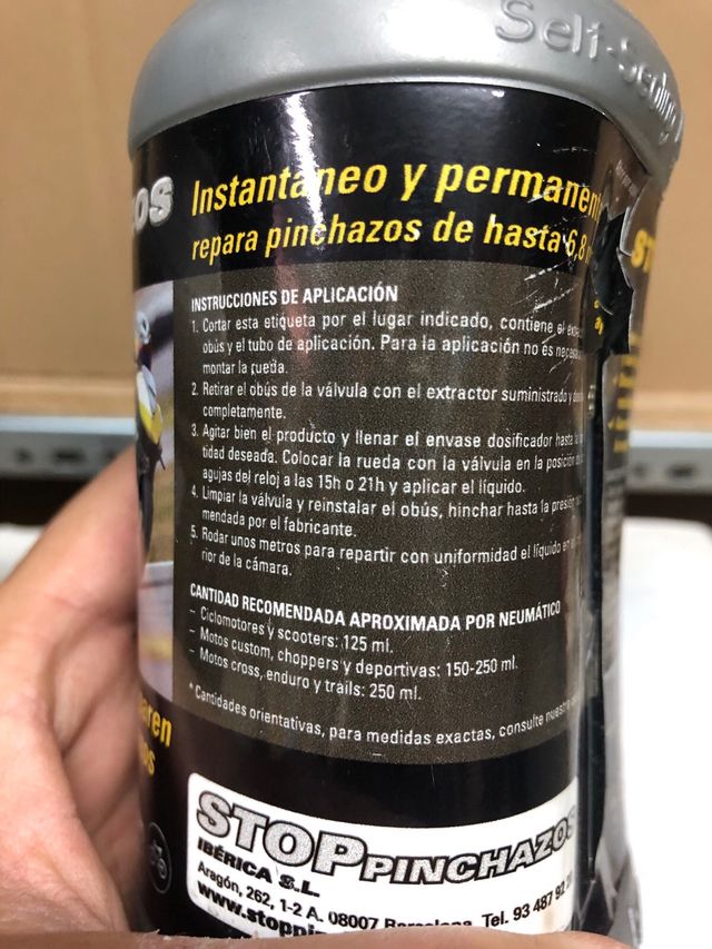 lote dos Liquido antipinchazo