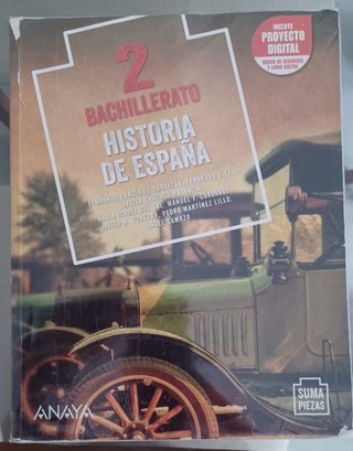 Libro Historia España 2 Bachillerato