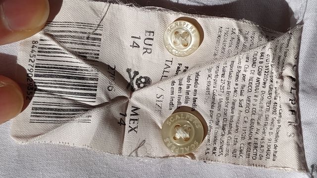 Camisa blanca Scalpers