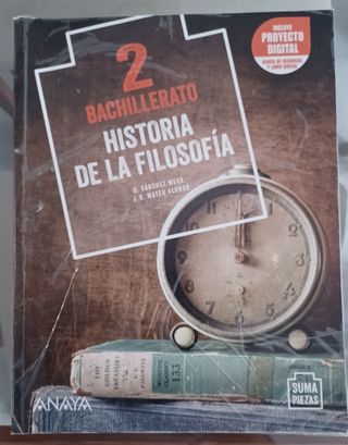 Libro Historia Filosofía 2 Bachillerato