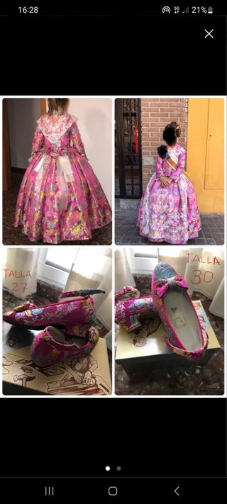 Traje fallera niña