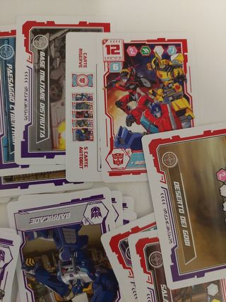 Carte da gioco Transformers