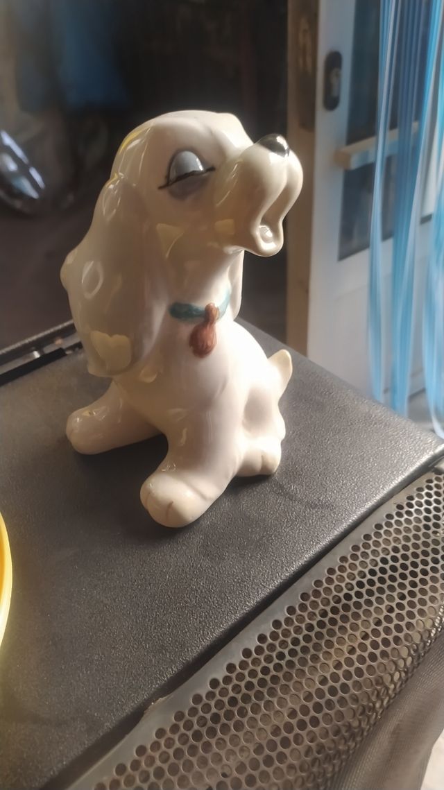 Figura Disney original de perro porcelan