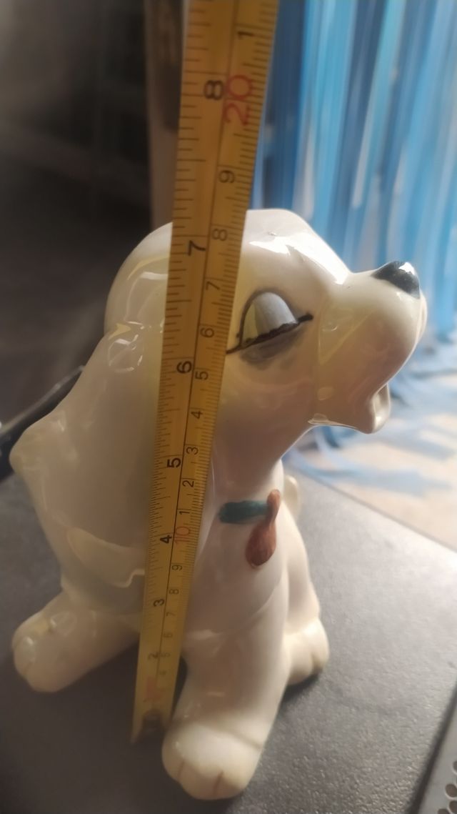 Figura Disney original de perro porcelan