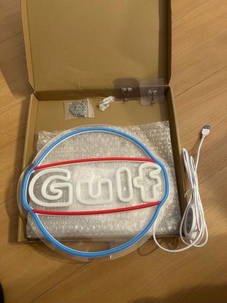 Luminaria Gulf  estilo Neon