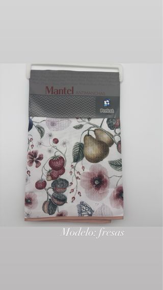 Mantel antimanchas 150x150cm