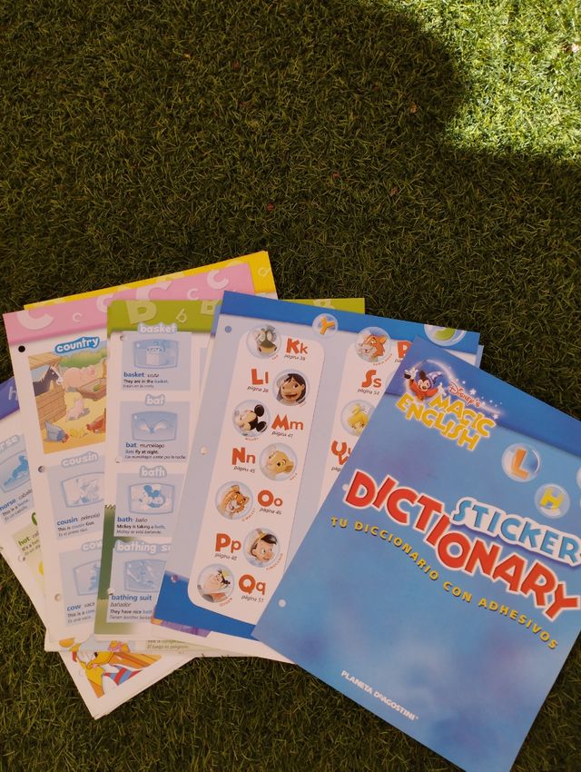Magic English DVD's/comics/diccionario
