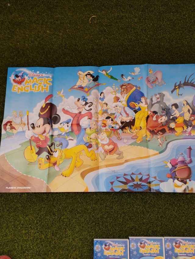 Magic English DVD's/comics/diccionario