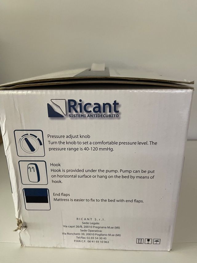 Colchoneta antiescaras con compresor