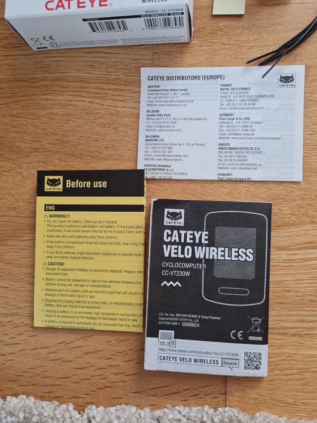 Ciclocomputadora Cateye Wireless