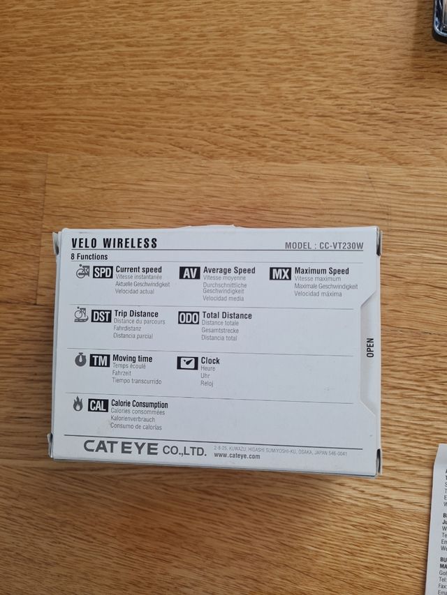 Ciclocomputadora Cateye Wireless