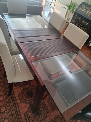 Mesa de comedor extensible
