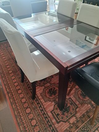 Mesa de comedor extensible