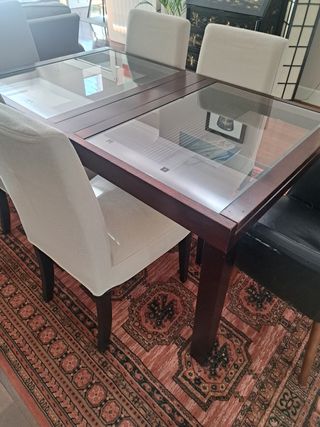Mesa de comedor extensible