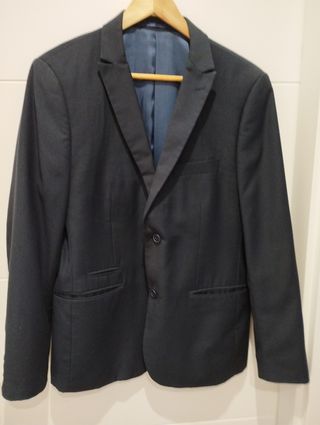 Americana azul marino hombre