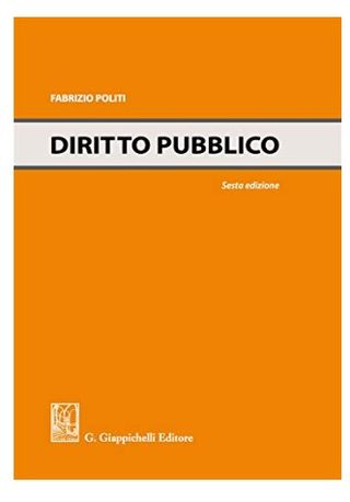 ISBN 9788892118133 DIRITTO PUBBLICO - F.POLITI