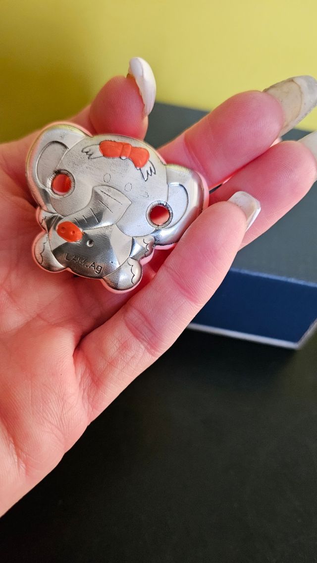 Portaciuccio in argento