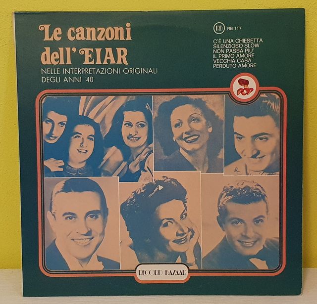 Lotto blocco 3 LP Rai Eiar Canzoni della radio