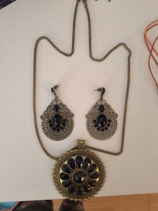 Conjunto completo de joyas vintage