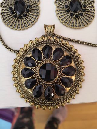 Conjunto completo de joyas vintage