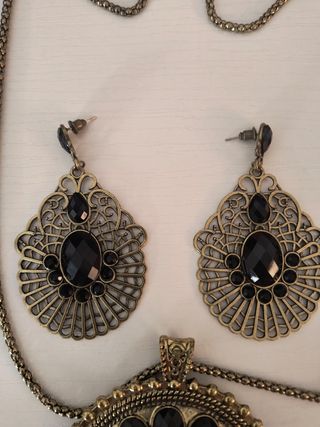 Conjunto completo de joyas vintage