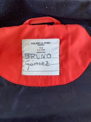 Abrigo Talla 104 Polarn o pyret