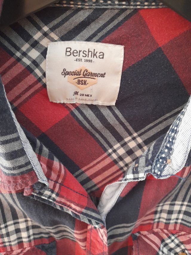 Camisa mujer de cuadros..